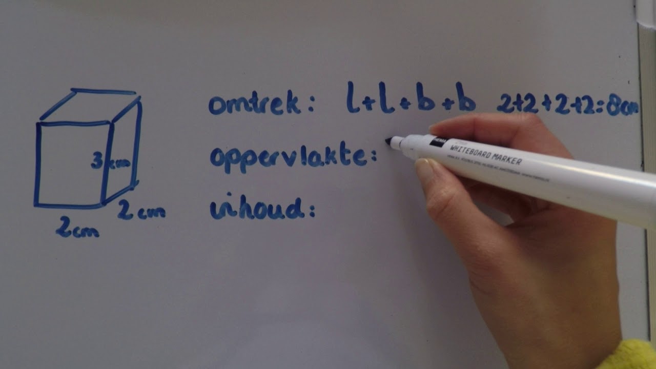Omtrek, oppervlakte en inhoud berekenen