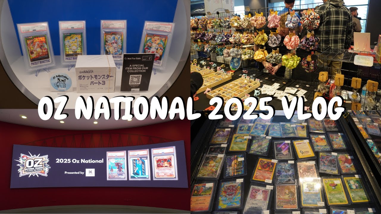 MY FIRST BIG CARD SHOW! | Oz National 2025 Vlog