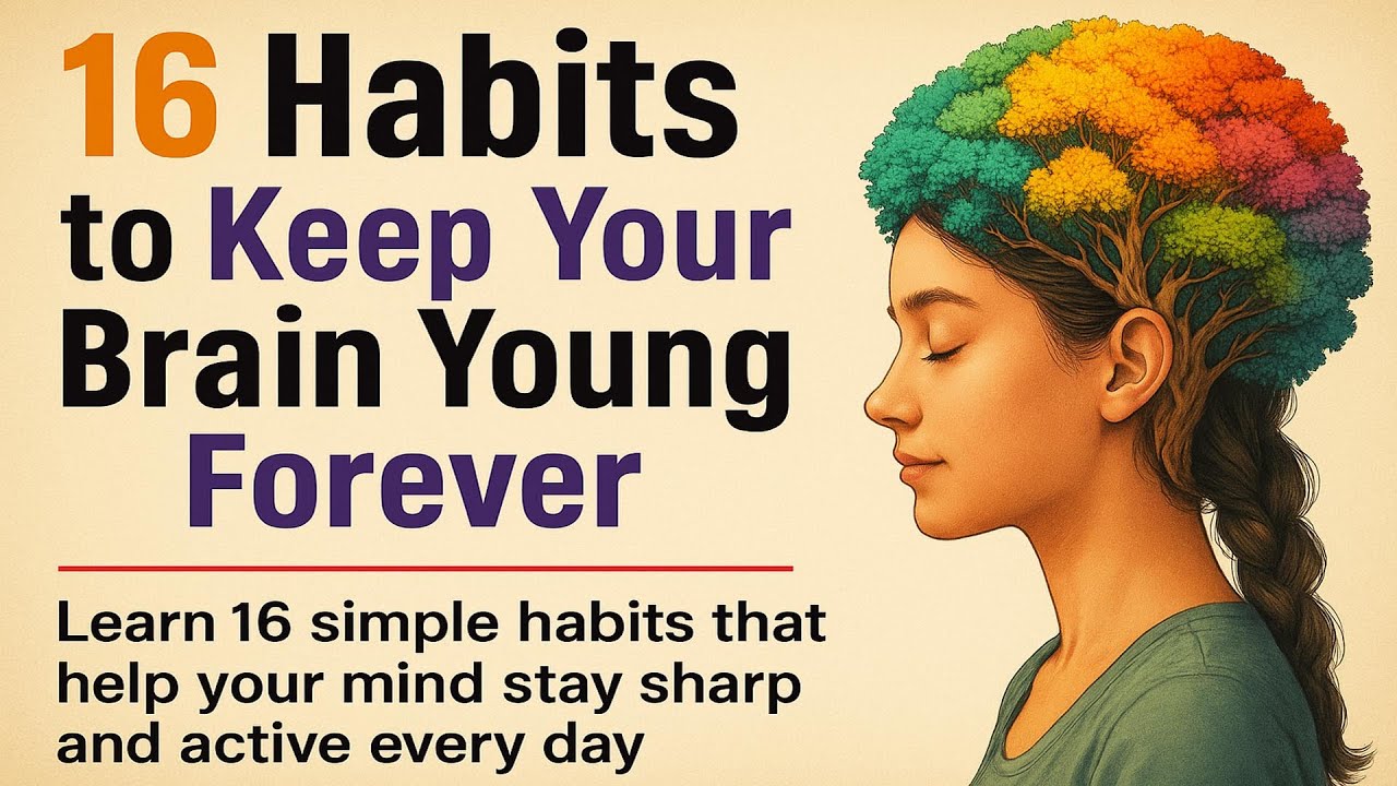 16 Habits to Keep Your Brain Young Forever 🔥 | Learn English & Boost Memory