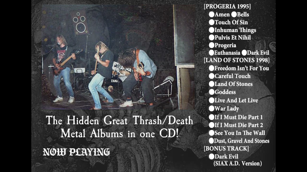 TRAILER [SIAX - Progeria/Land of Stones] Great two albums in Czech underground death/thrash metal!