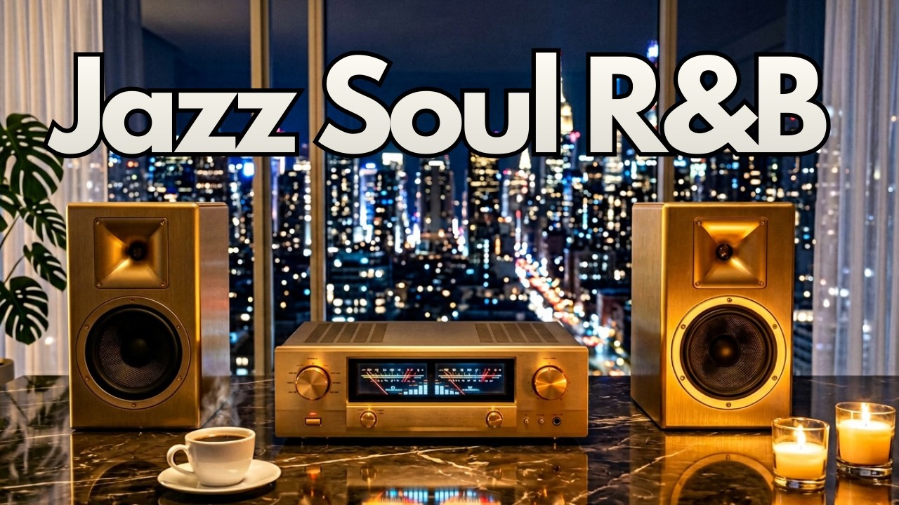 Smooth Jazz x Soulful R&B 💚 Study & Relaxation for Sleep – Soft Soul Instrumental Chill Mix