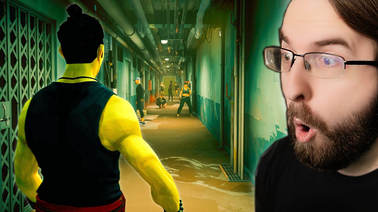 Сцена в коридоре в SIFU — это чистое искусство.