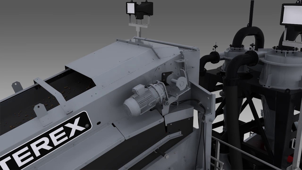 AggreSand 206 Washing Plant Processing Animation