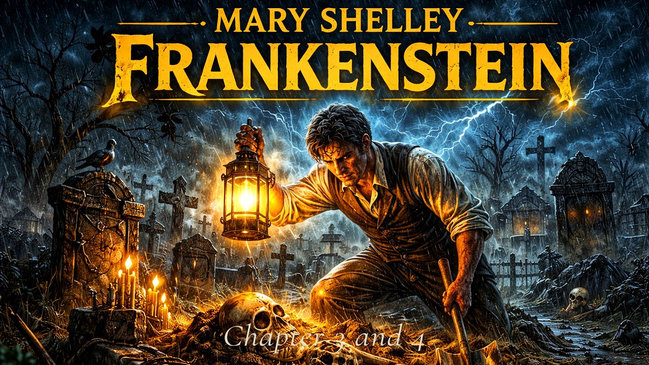 Frankenstein; or, The Modern Prometheus – Chapter 3 and 4 | Audiobook