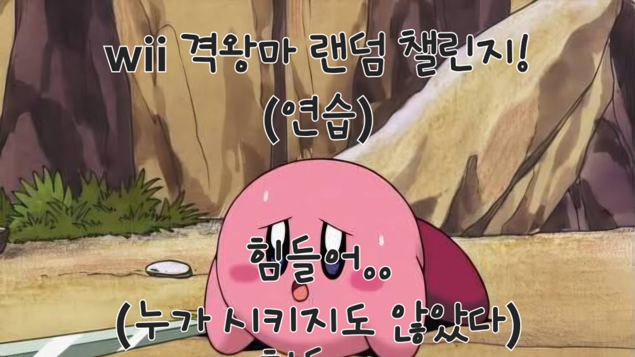 Wii격왕마 랜덤 챌린지 연습