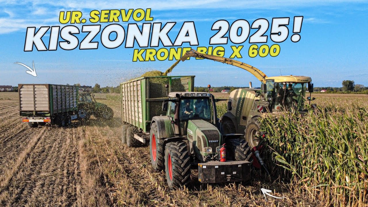 ☆Pierwsi We Wsi!?☆Kukurydza Na Kiszonke 2025!☆UR.Servol W Akcji!?☆2 Odwozy Vs Krone Big X 600!?☆