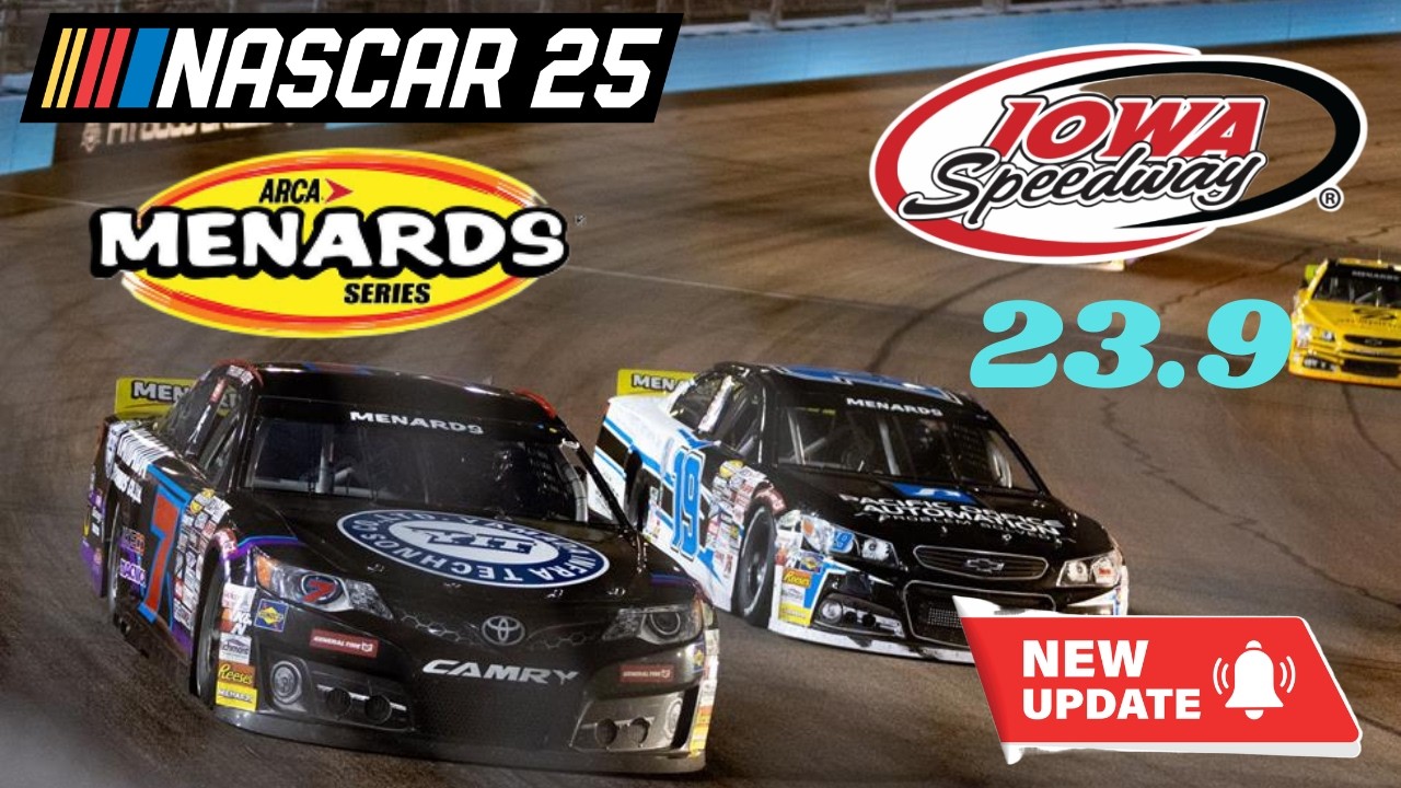 NASCAR 25 (Обновлено) Настройка Arca Iowa (23.94)