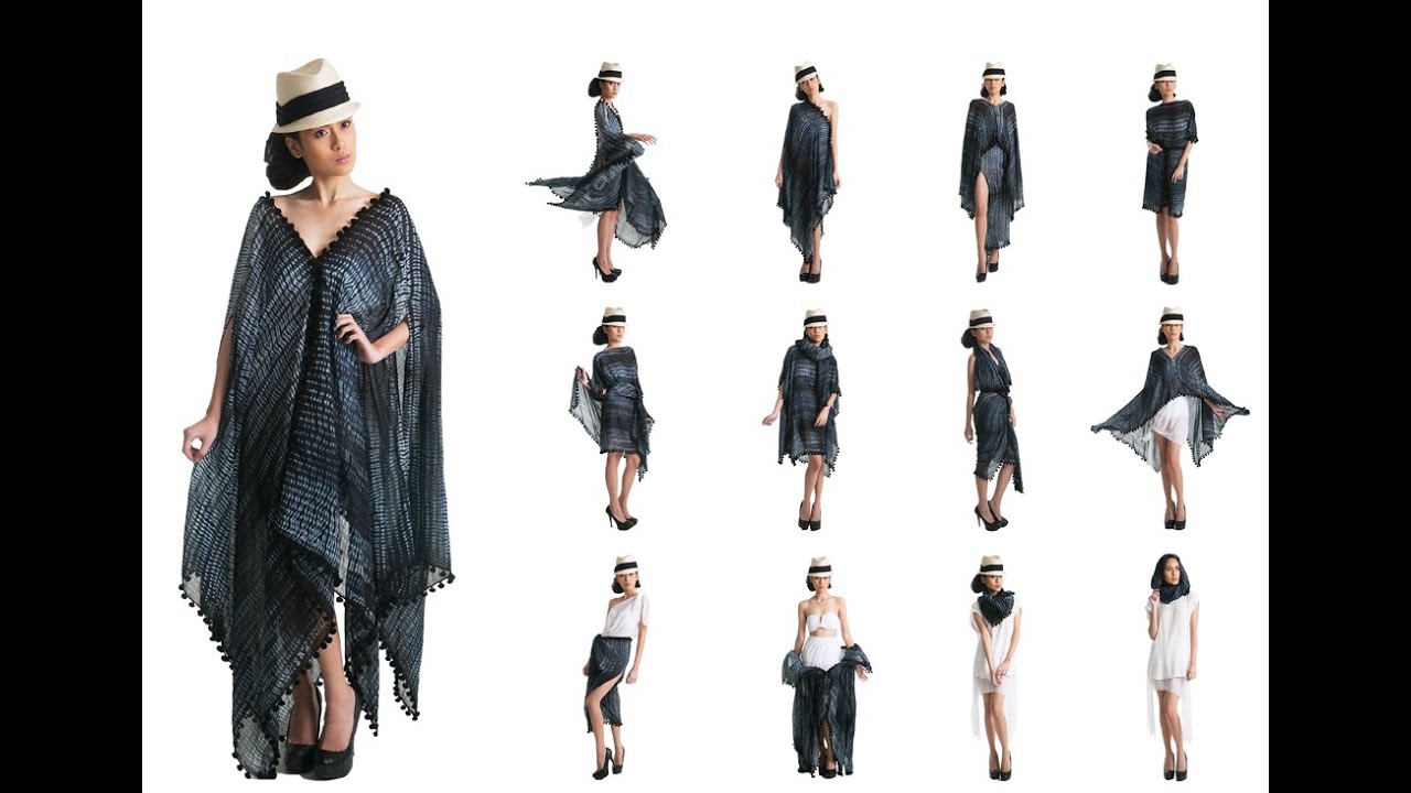 Amaryllis Convertible Kaftan in different ways - How to Wear YAY Convertible Beach Wrap