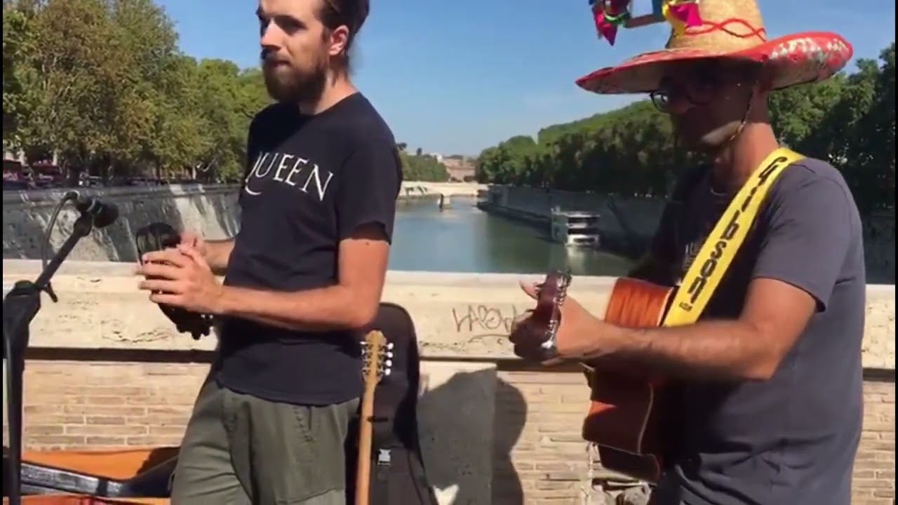 Moskau Москва Ralph Siegel Dschinghis Khan ponte sisto sombrandola guitar accordion roma アコーディオン ローマ