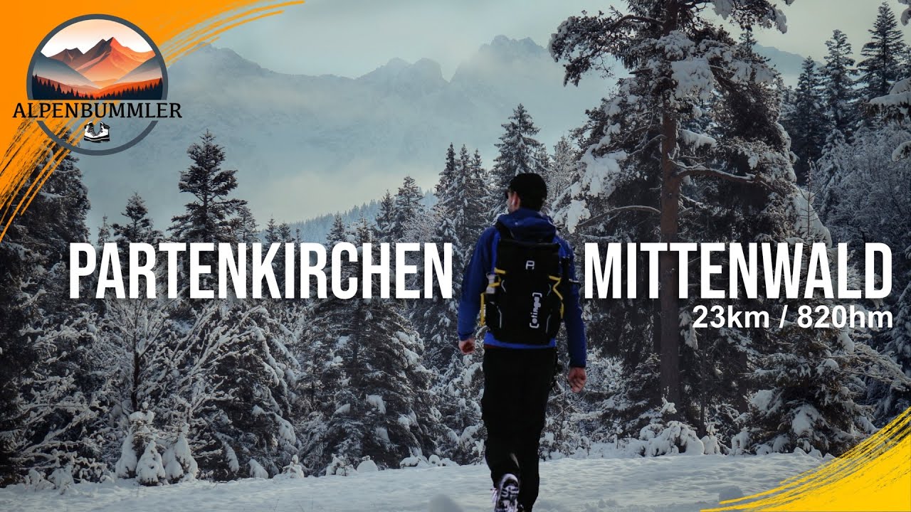 Von Garmisch-Partenkirchen nach Mittenwald | Zauberhafte Wanderung im Schnee
