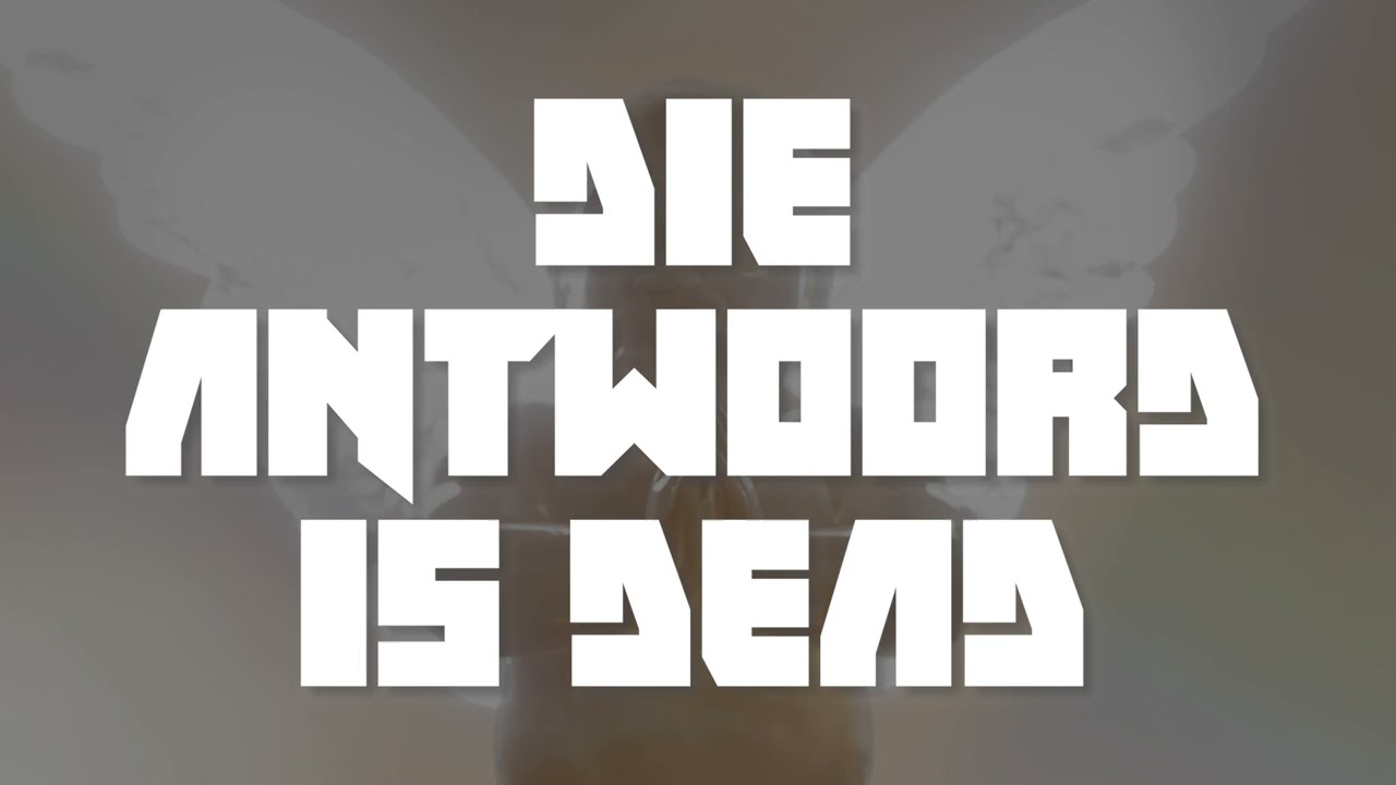 DIE ANTWOORD IS DEAD (LYRIC VIDEO)