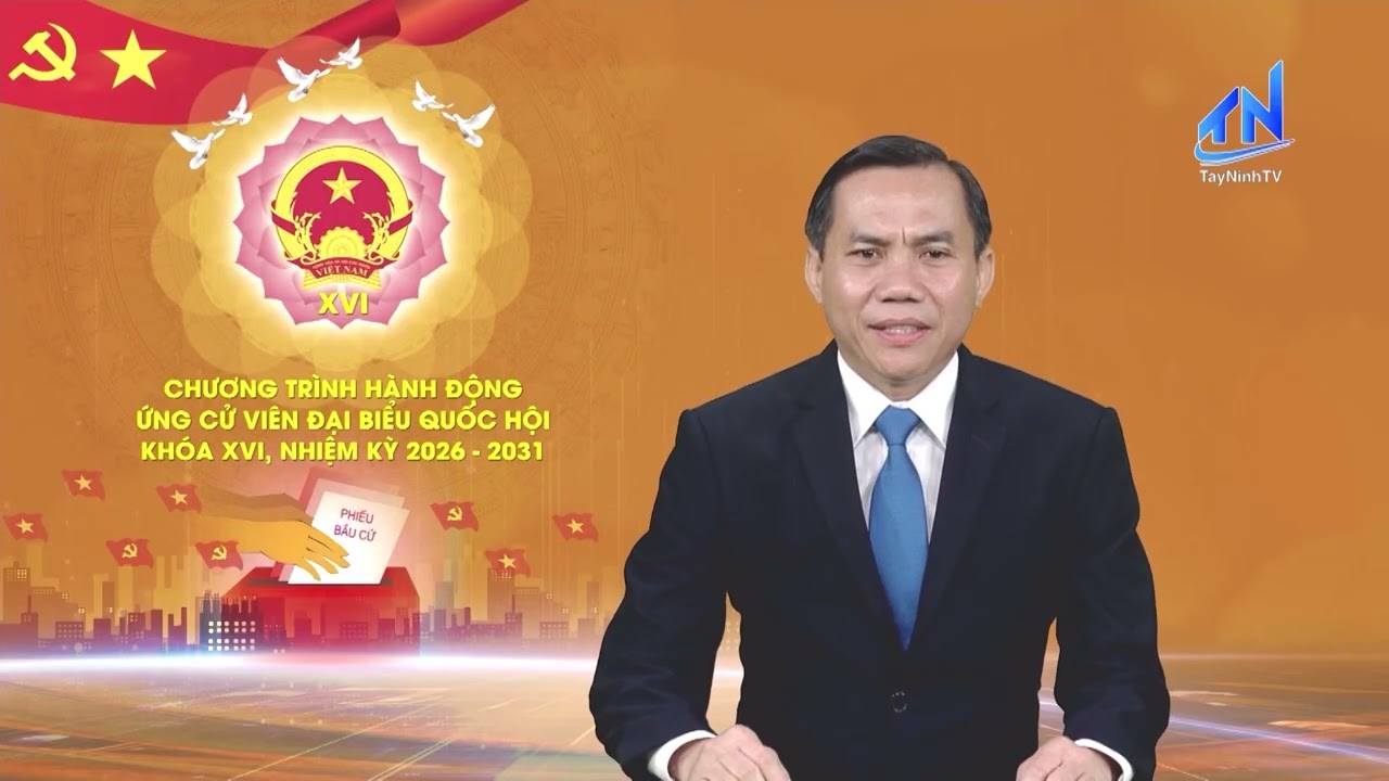 Ông Lê Công Đỉnh - Ứng cử viên ĐBQH khoá XVI - Đơn vị Bầu cử số 3 | TayNinhTV