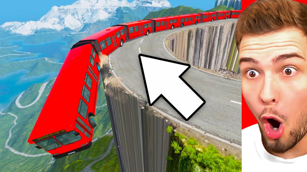 LANGE FAHRZEUGE vs. ENGE KLIPPEN! (BeamNG)