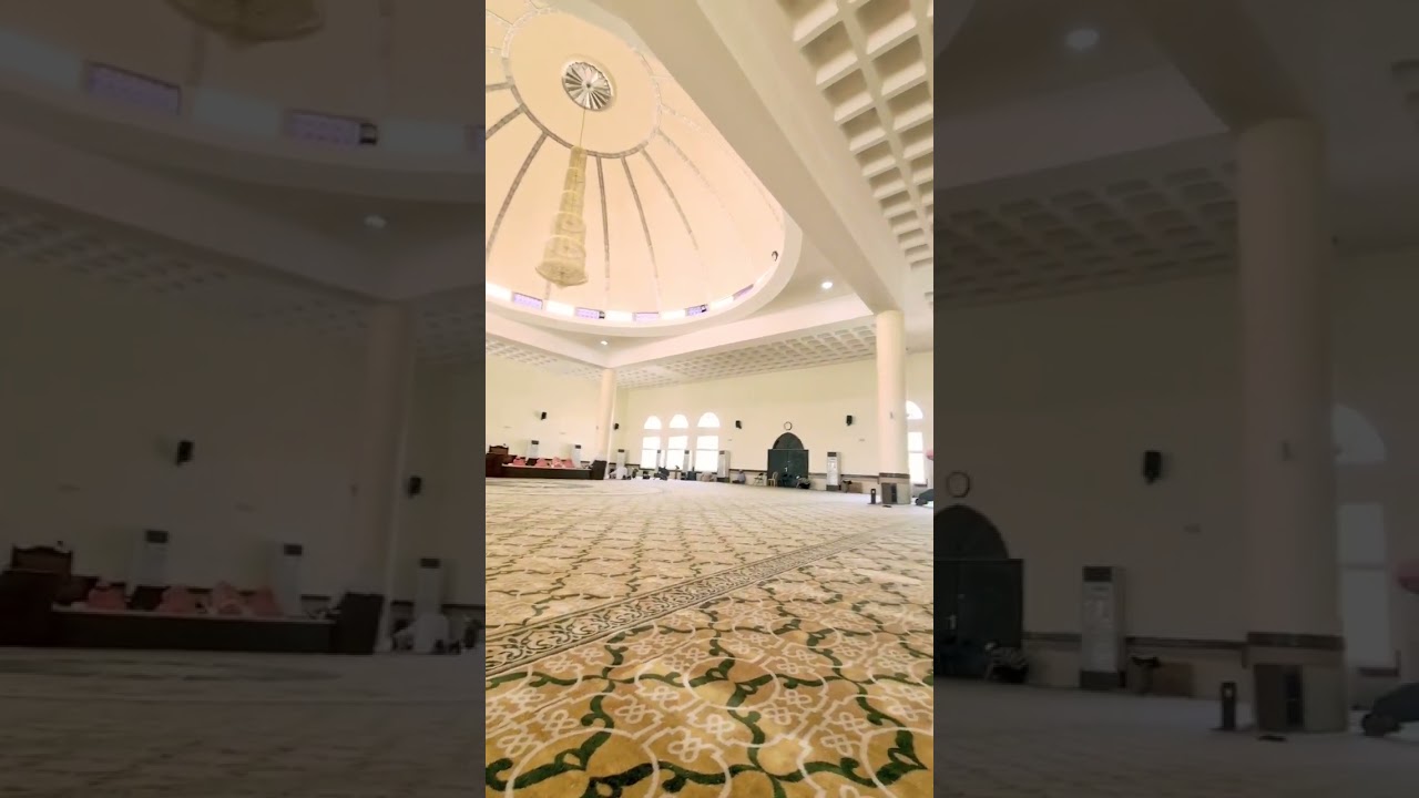 Beautiful Interior of mosque in Saudi Arabia /#shorts