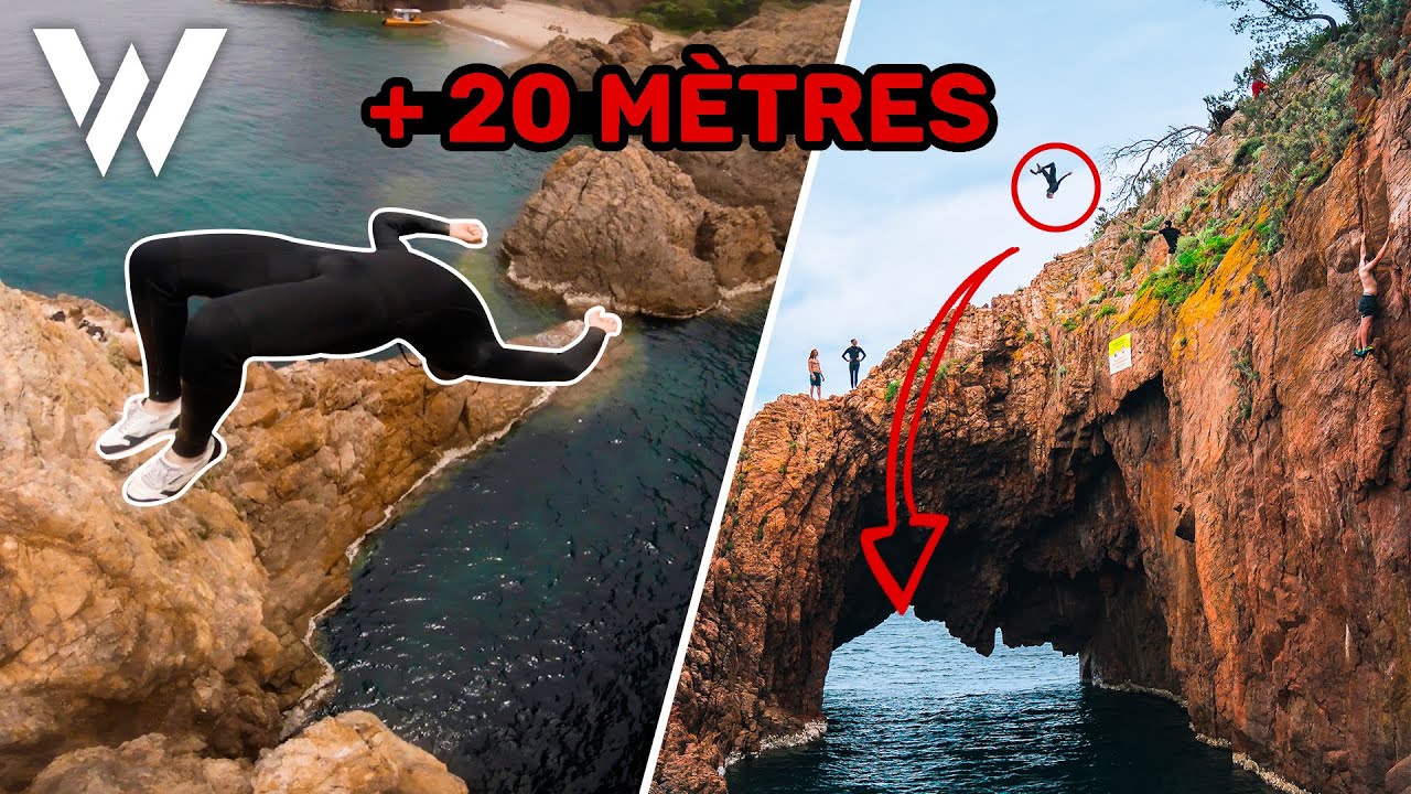 On SAUTE d’une ARCHE de 20m à Cannes - CLIFF DIVING (Wizzy trip Ep - 3)