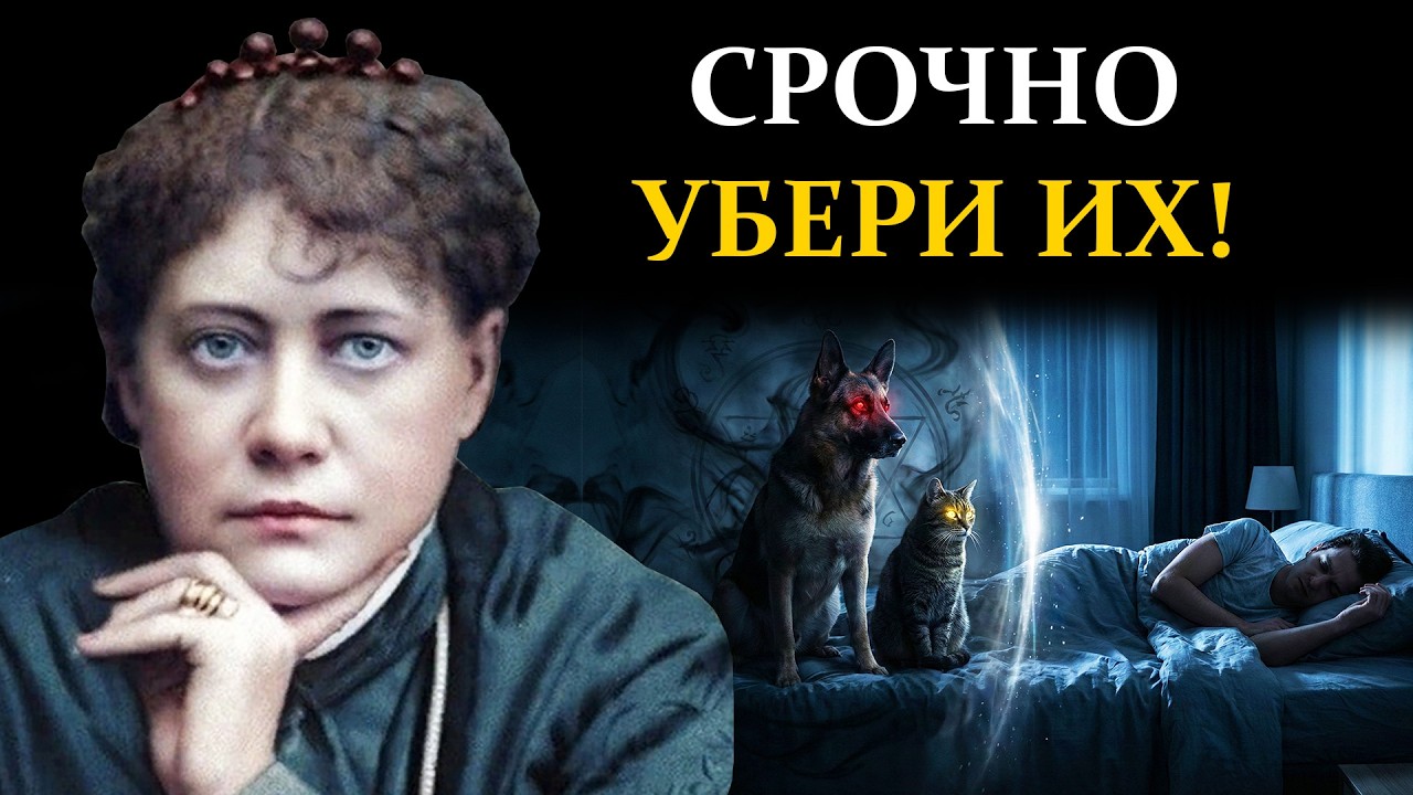 Почему НЕЛЬЗЯ пускать кошку и собаку в кровать? - Елена Блаватская