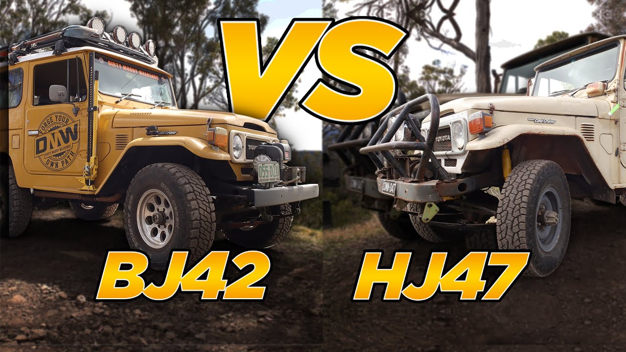 BJ42 vs HJ47 Head-to-Head! - Off-Road Flexy Track Challenge