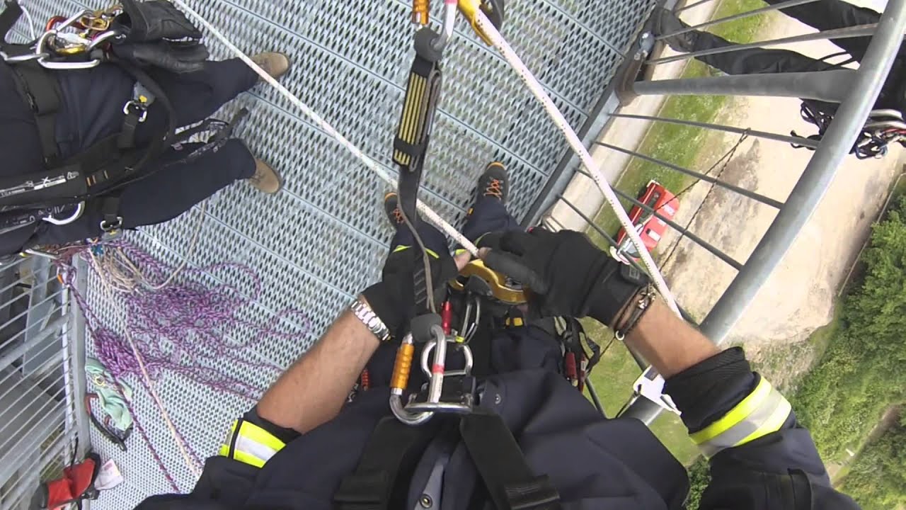 SRHT Neuss GoPro H&ouml;henrettung Training