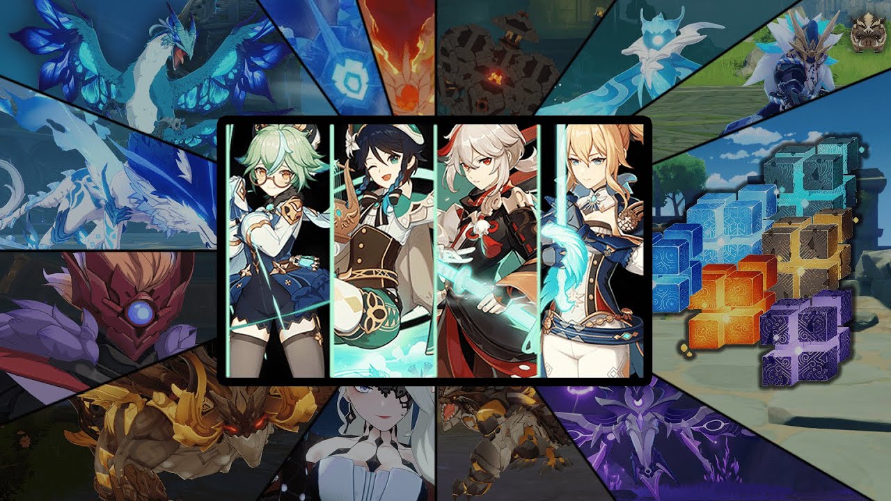 Full Anemo Party Against *All Bosses In The Game [2.1 Patch] - Genshin Impact