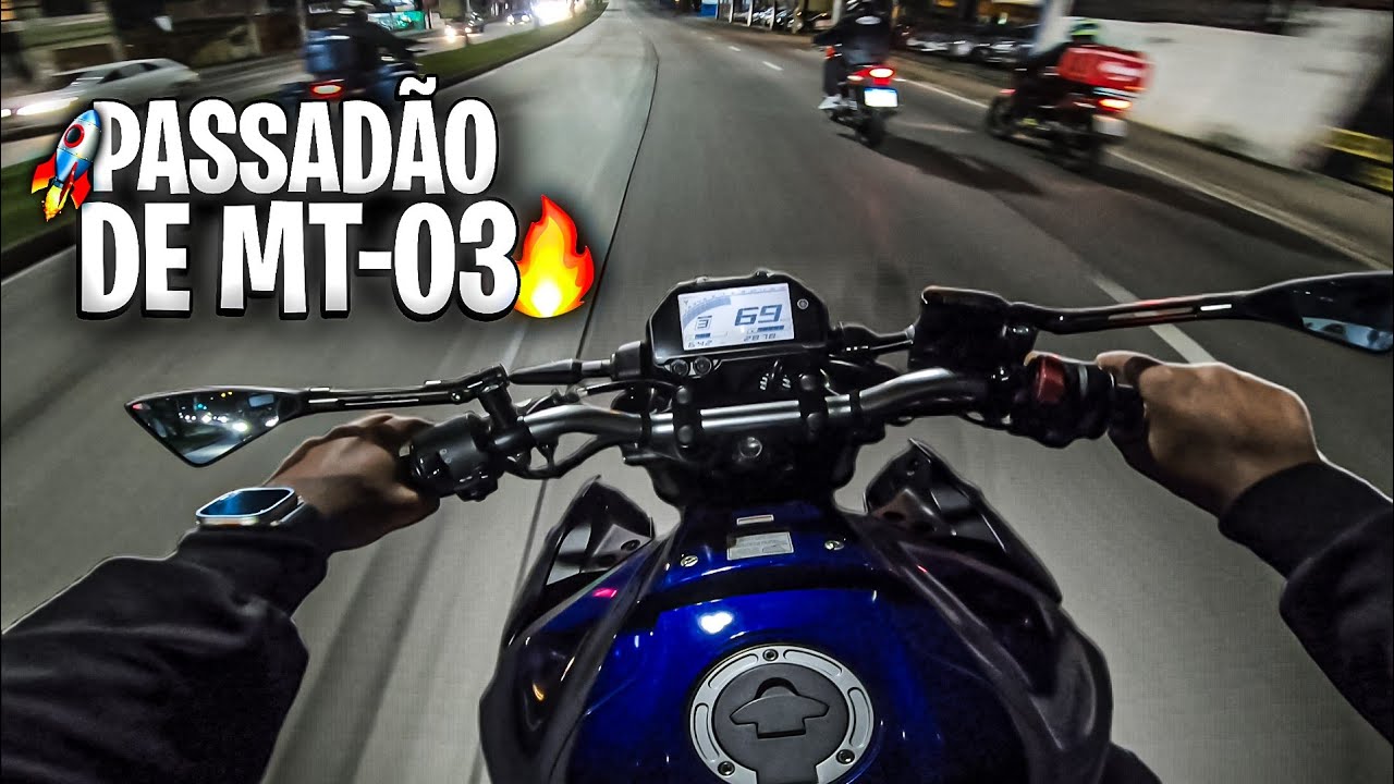 MT-03 NO NOTURNO CHAMA MUITA ATENÇÃO 😱