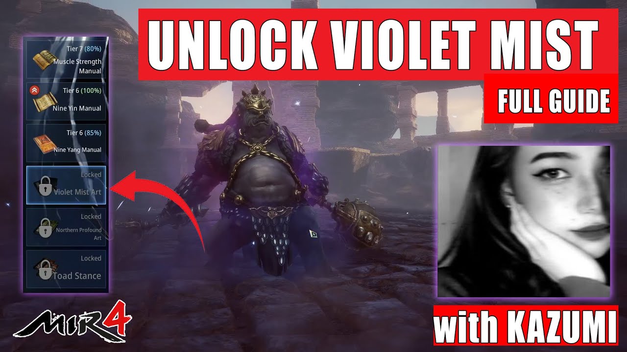 Mir4 - Unlock Violet Mist Inner Force | Full Guide | With Kazumi