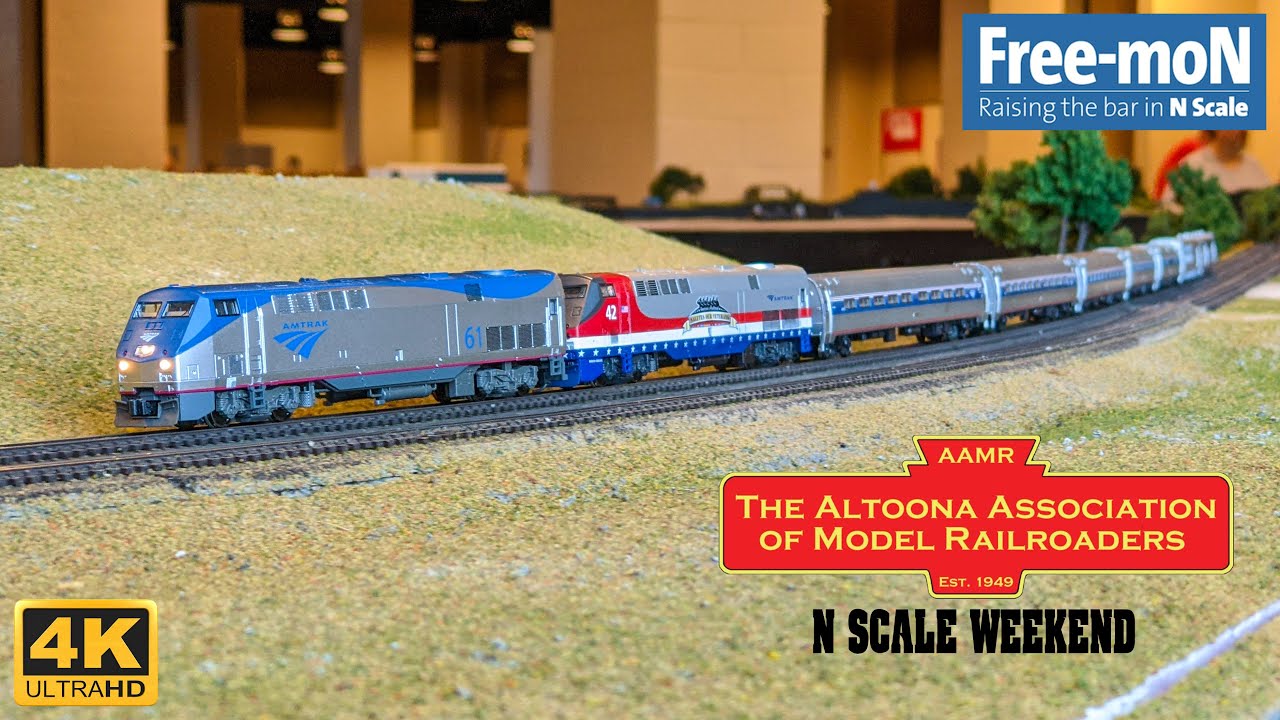 {4K} Free-MoN N Scale Layout at the 2022 Altoona N Scale Weekend