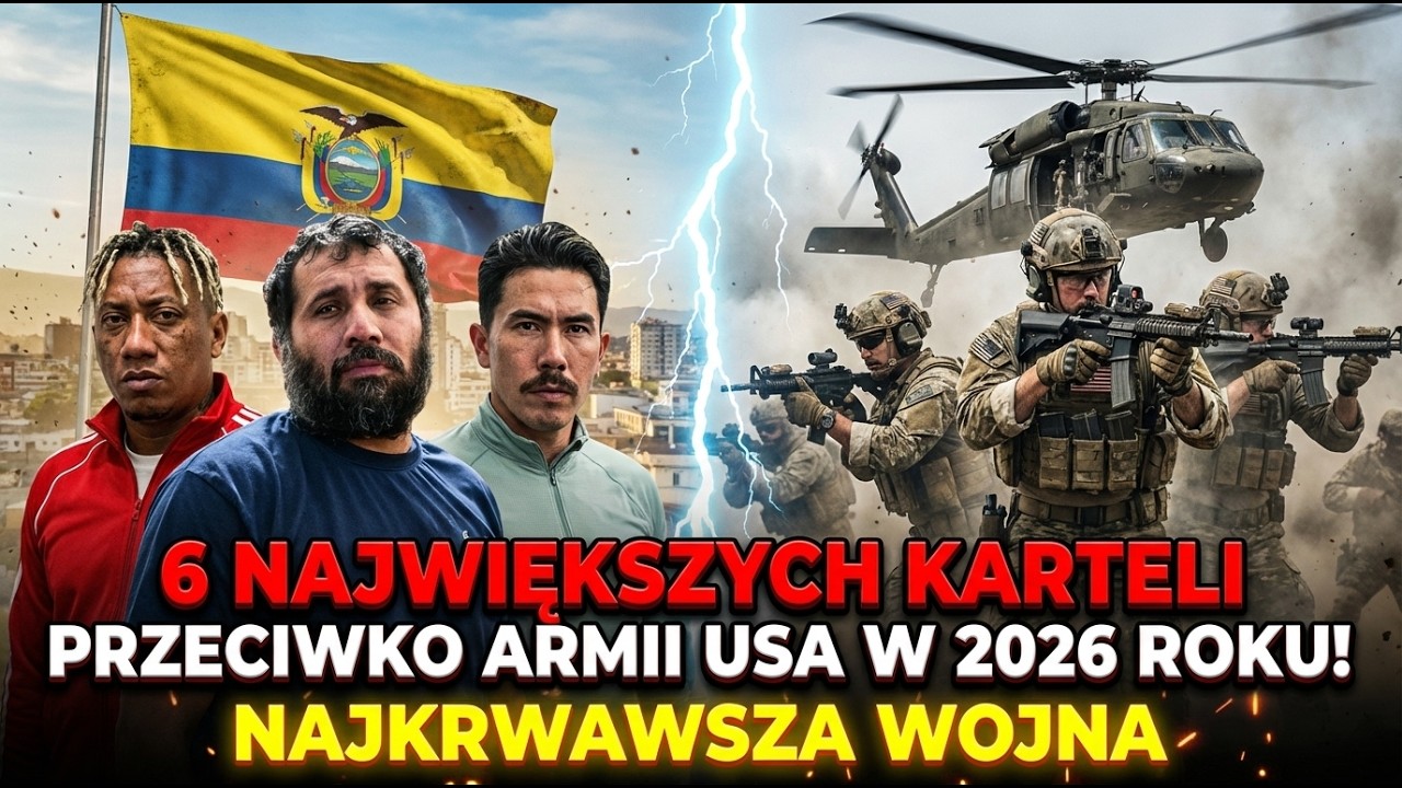 WSZYSTKIE KARTELE EKWADORU KONTRA ARMIA USA 2026! Zemsta Donalda Trumpa! Gorzej Niż El Chapo!