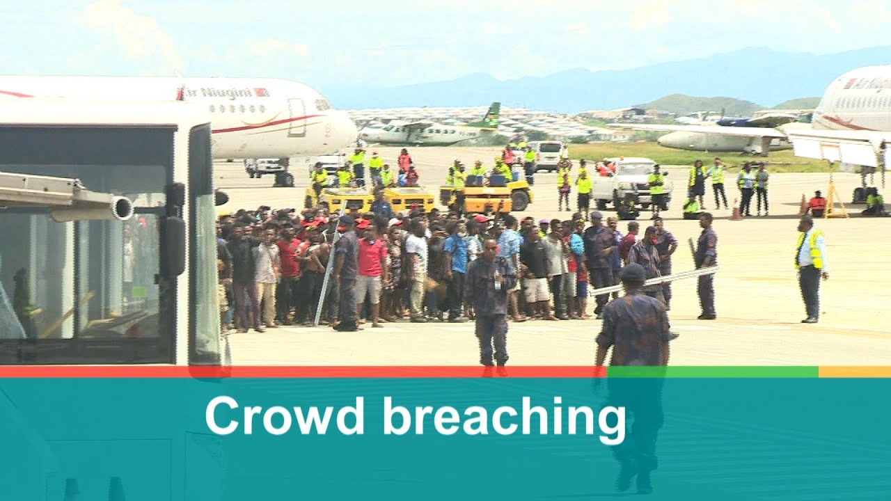 Crowd breaching