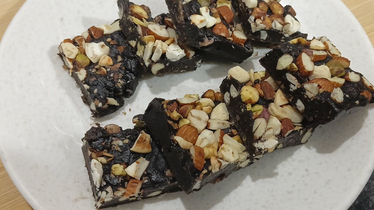 5मिनट में बान जाने वाला हेल्दी चोको डेट फ़ज रेसिपी || Dark Chocolate Date Fudge Recipe