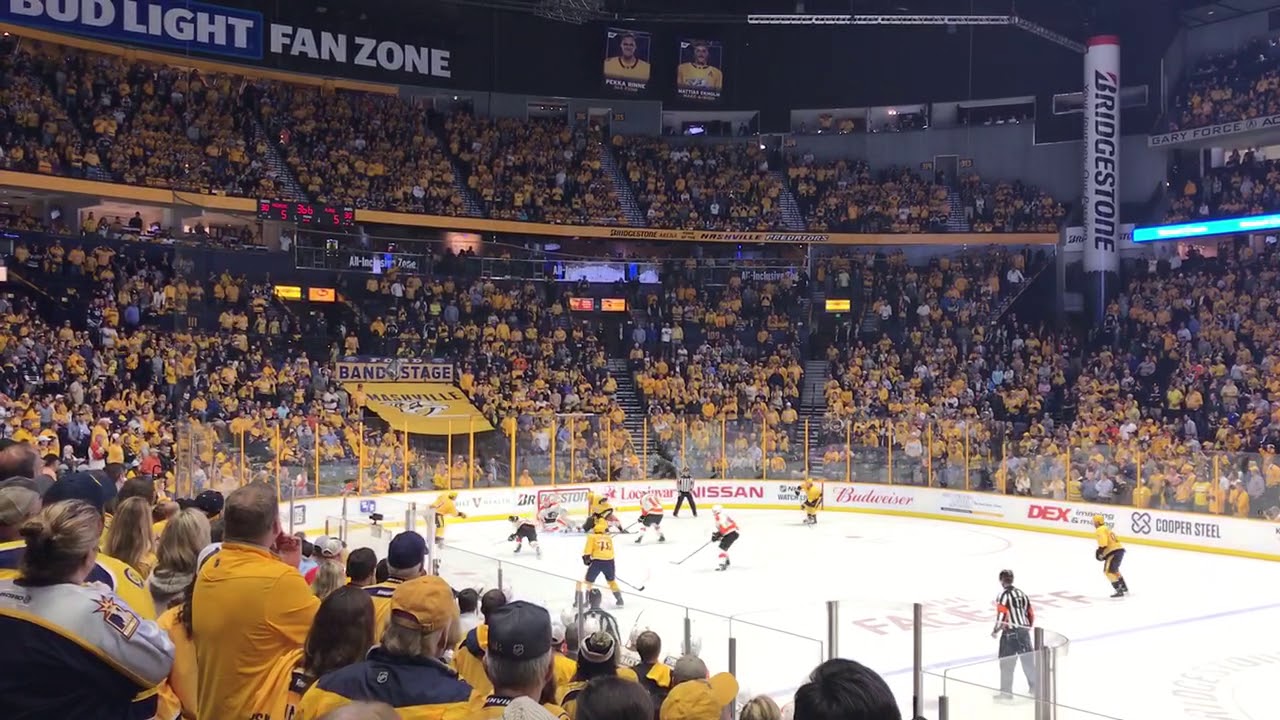 Nashville Predators Game Winning Goal vs Flyers 10/10/2017