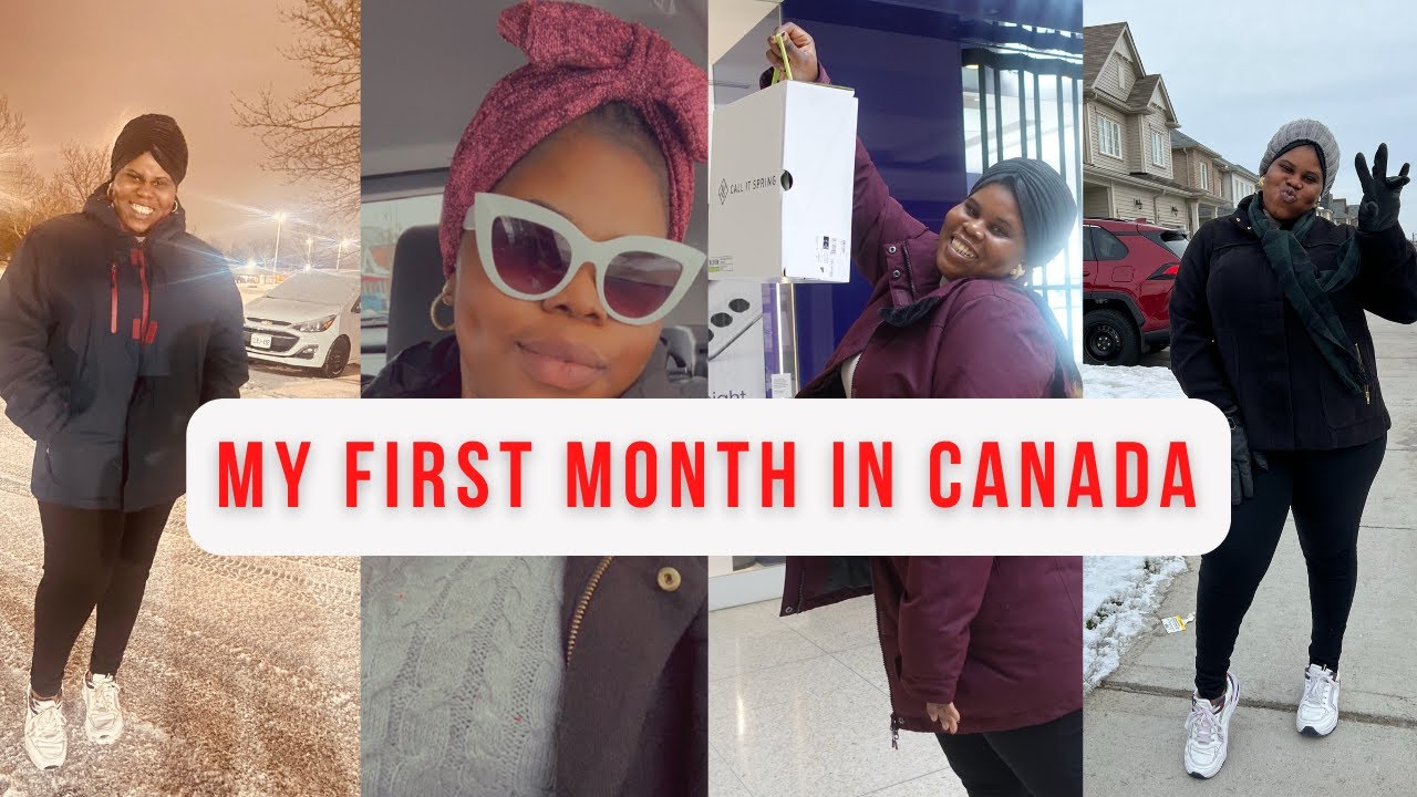 FIRST MONTH IN CANADA - shopping in winter, road trip to Hamilton and London Ontario| Sisi Shitta