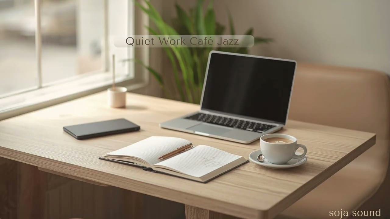 Quiet Work Café Jazz ☕ – Soft Background Music for Deep Productivity | soja sound