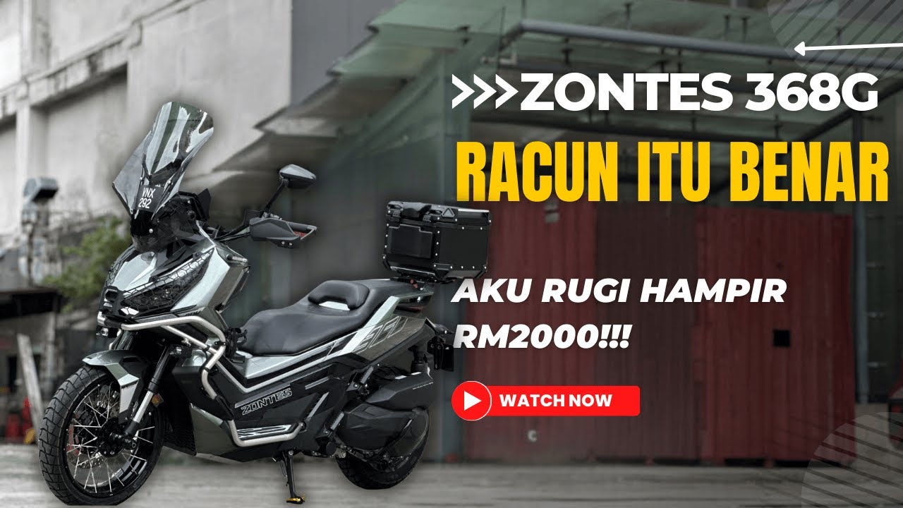 ZONTES 368G Modifikasi Bawah RM2000! 20 Senarai Aksesori & Upgrade! 3 Sahaja Yang Wajib!