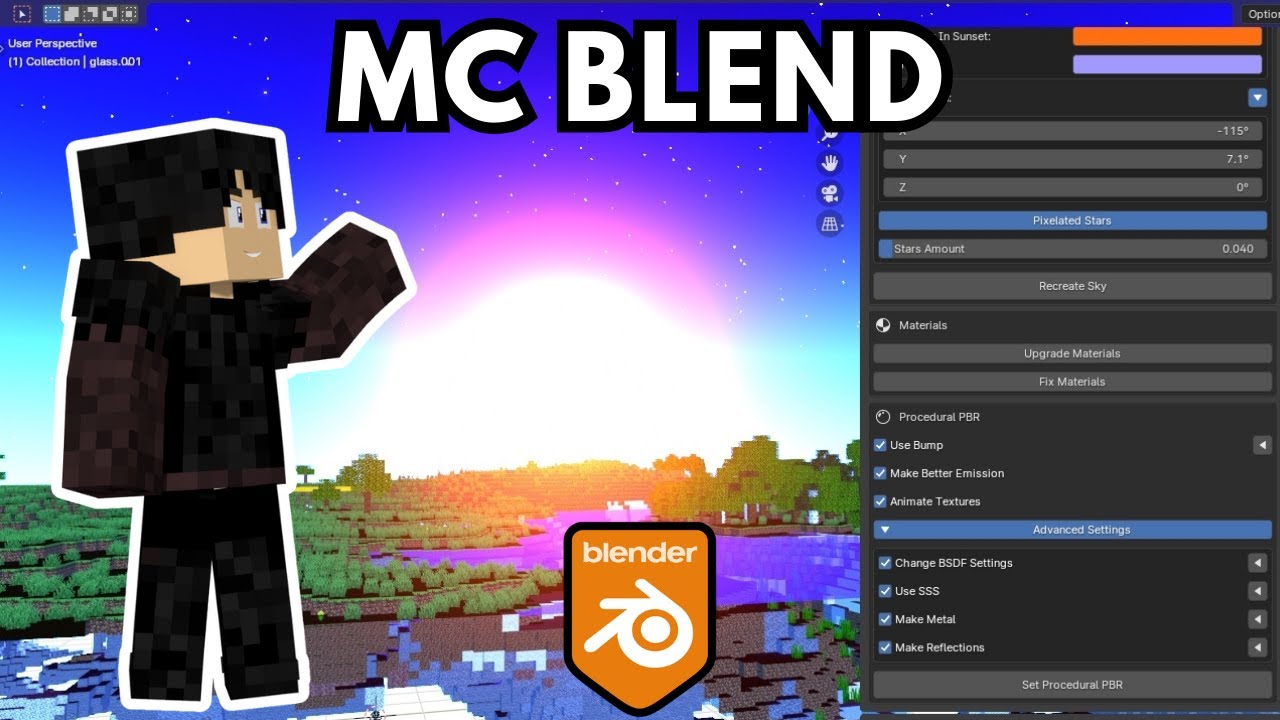The New FREE Blender Addon For Minecraft Animations! MiBlend Overview