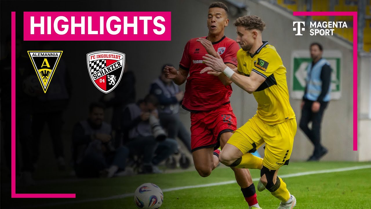 Alemannia Aachen - FC Ingolstadt | Highlights 3. Liga | MAGENTA SPORT
