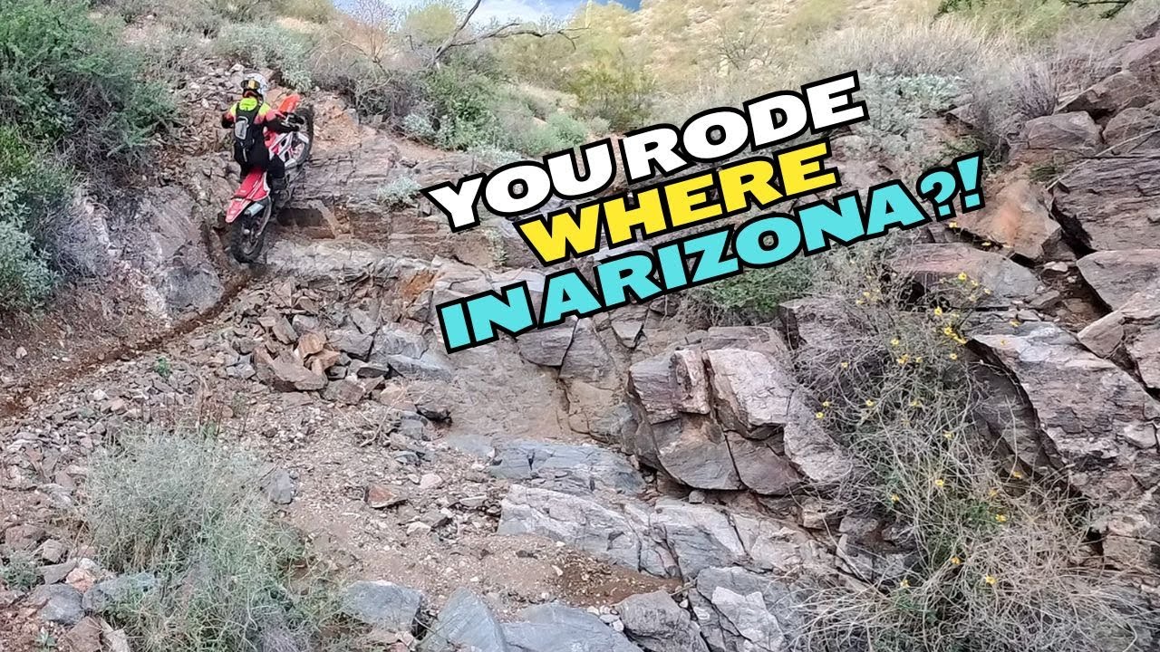 10 Commandments Dirtbike Trail In Boulders OHV (Mile Markers) Arizona