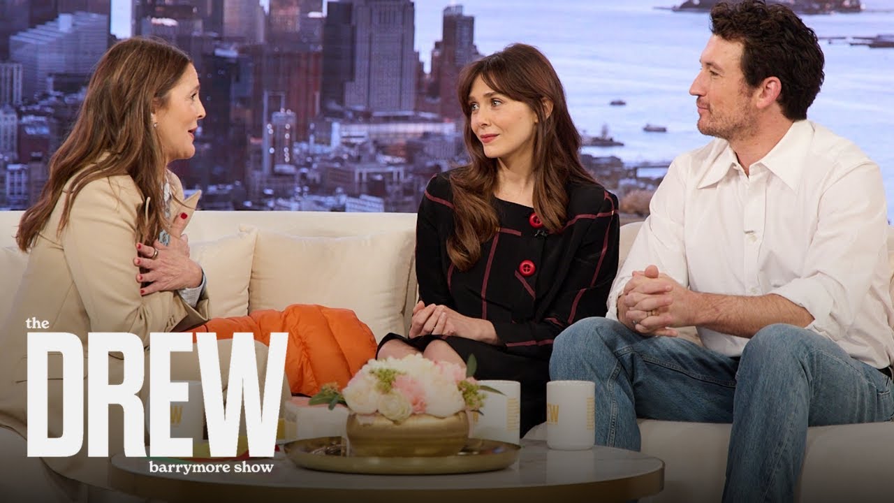 Elizabeth Olsen & Miles Teller Bond with Drew Barrymore Over Love of Romantic Comedies