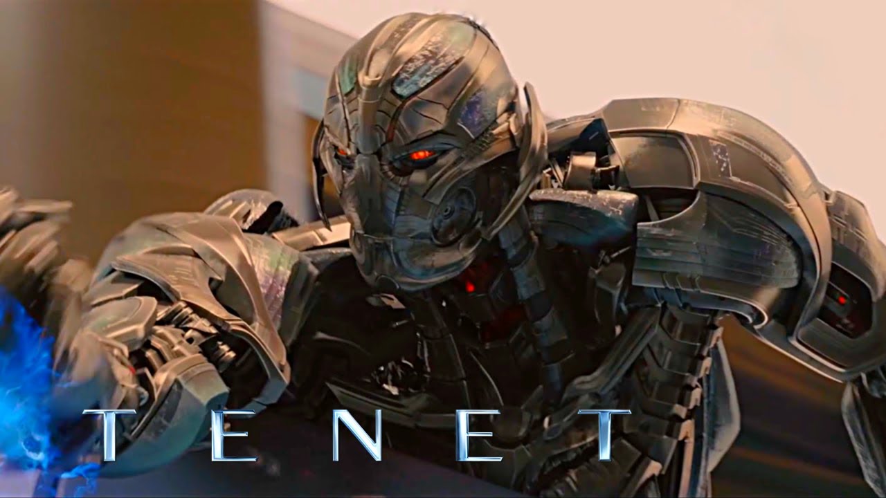 Trucks in Place - Captain America vs Ultron Fight Scene with TENET Soundtrack