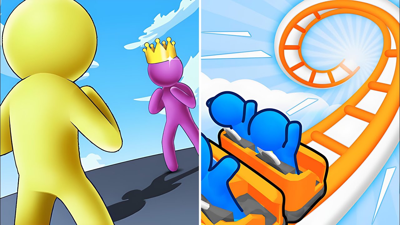Giant Rush Vs Runner Coster 🥰🌈🥰Walkthrough Android IOS Max 2026 Update Gameplay 