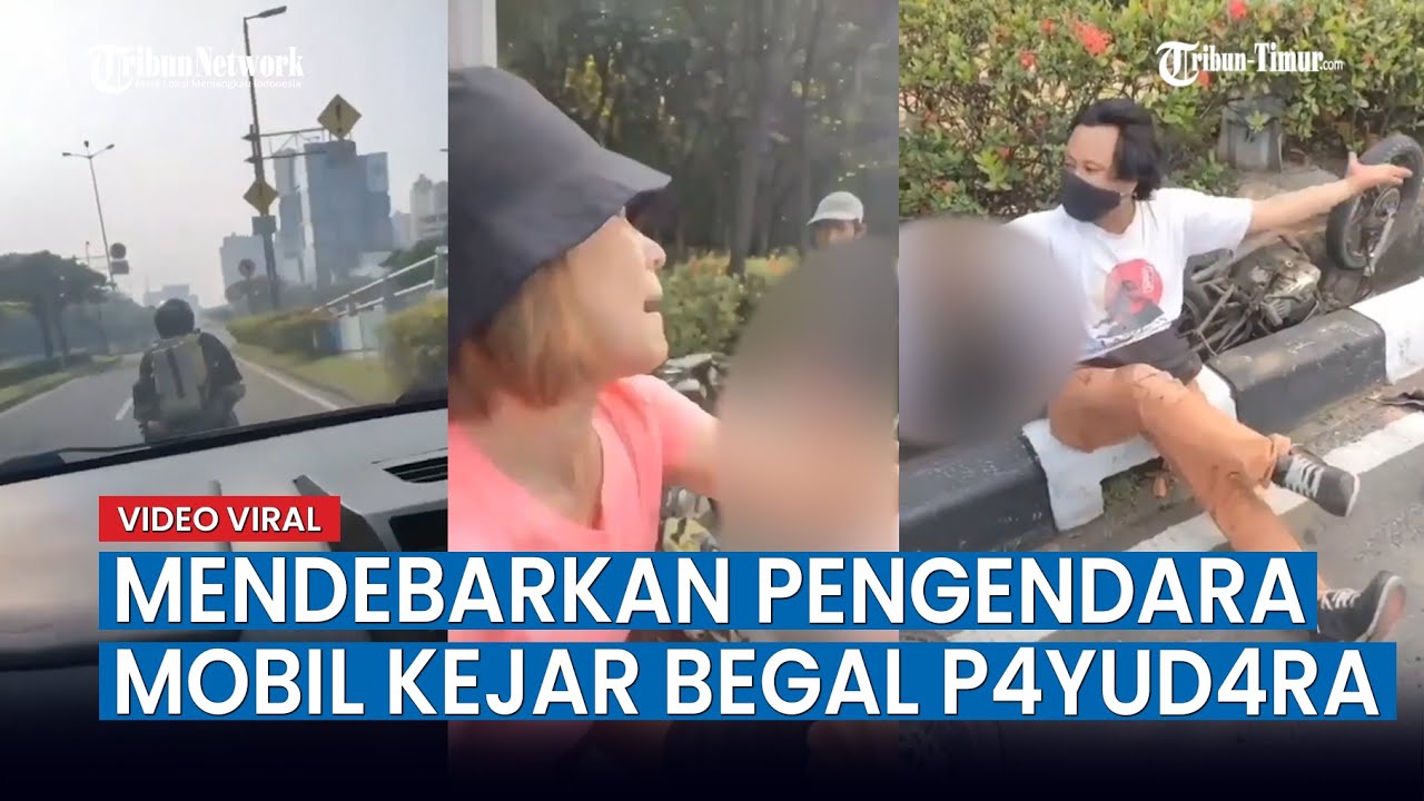 Viral, Detik detik Mendebarkan Pengendara Mobil Kejar B3gal P4yudara, Ketangkap Pelaku Minta Dibunuh
