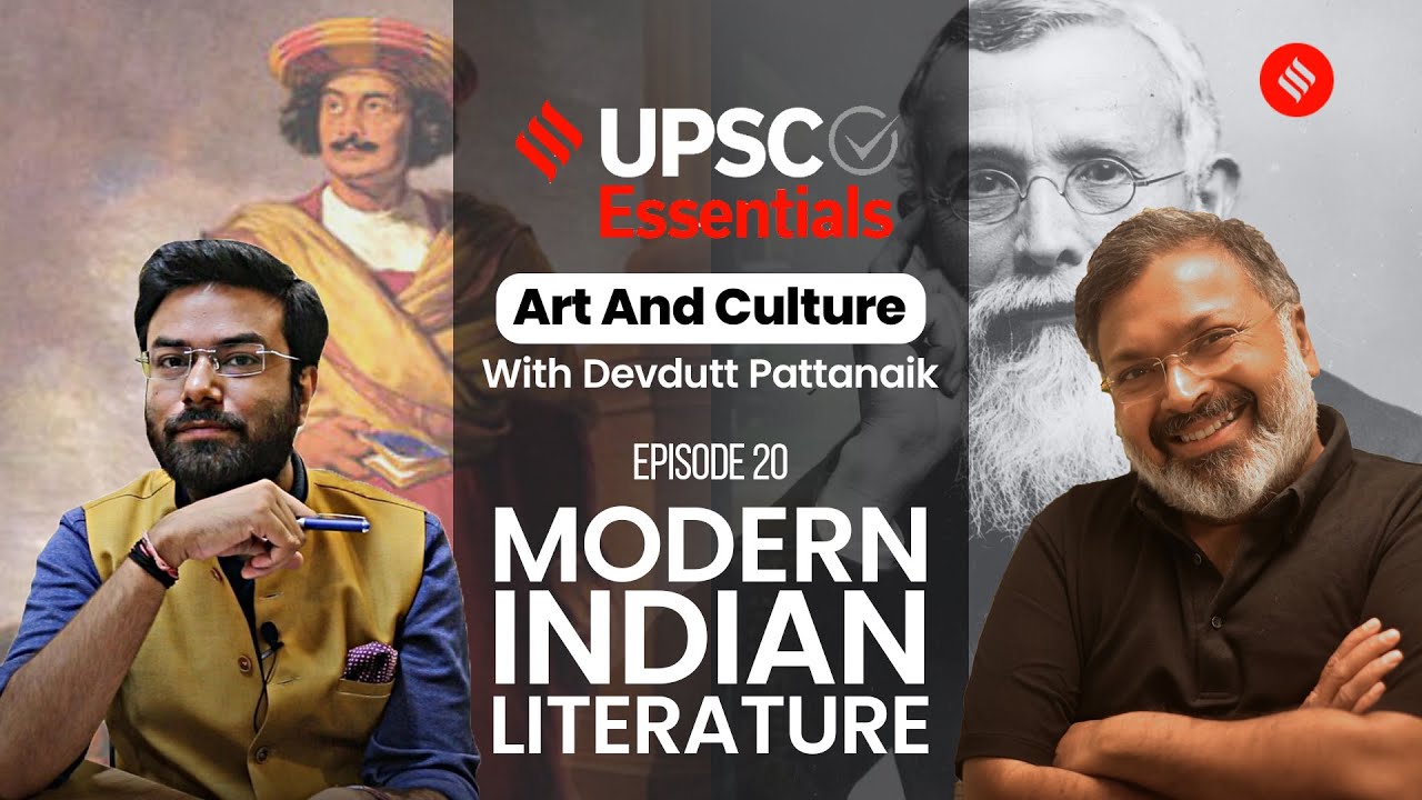 UPSC Art & Culture With Devdutt Pattanaik: Modern Indian Literature | S1 EP-20 | 26 Oct 2023