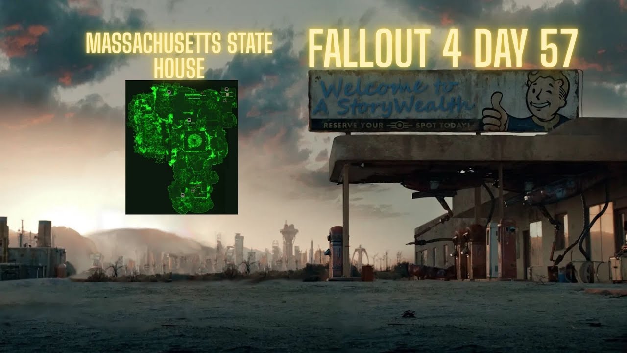 Fallout 4 StoryWealth/ Water Street Apartments/ Massachusetts State House/ Day 57 4K HDR DTS