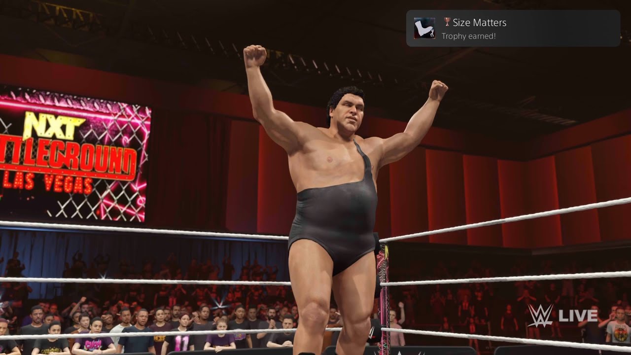 WWE 2K25 - Size Matters Trophy Guide