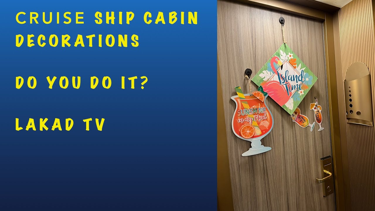 Cruise Ship Cabin Door Decorations