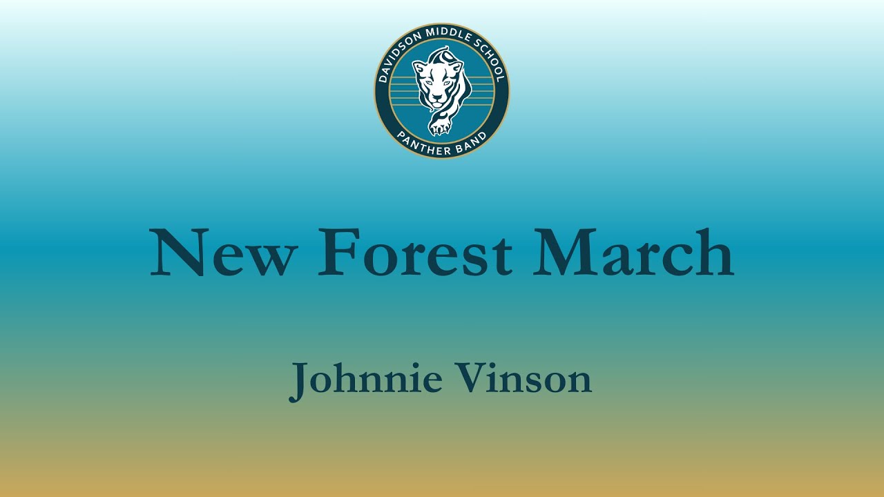Davidson MS Symphonic Band - New Forest March by Johnnie Vinson (MPA 2026)
