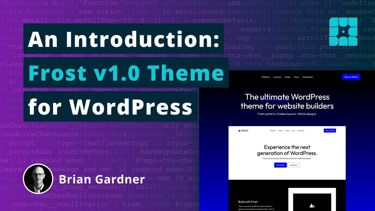 An Introduction: Frost v1.0 Theme for WordPress