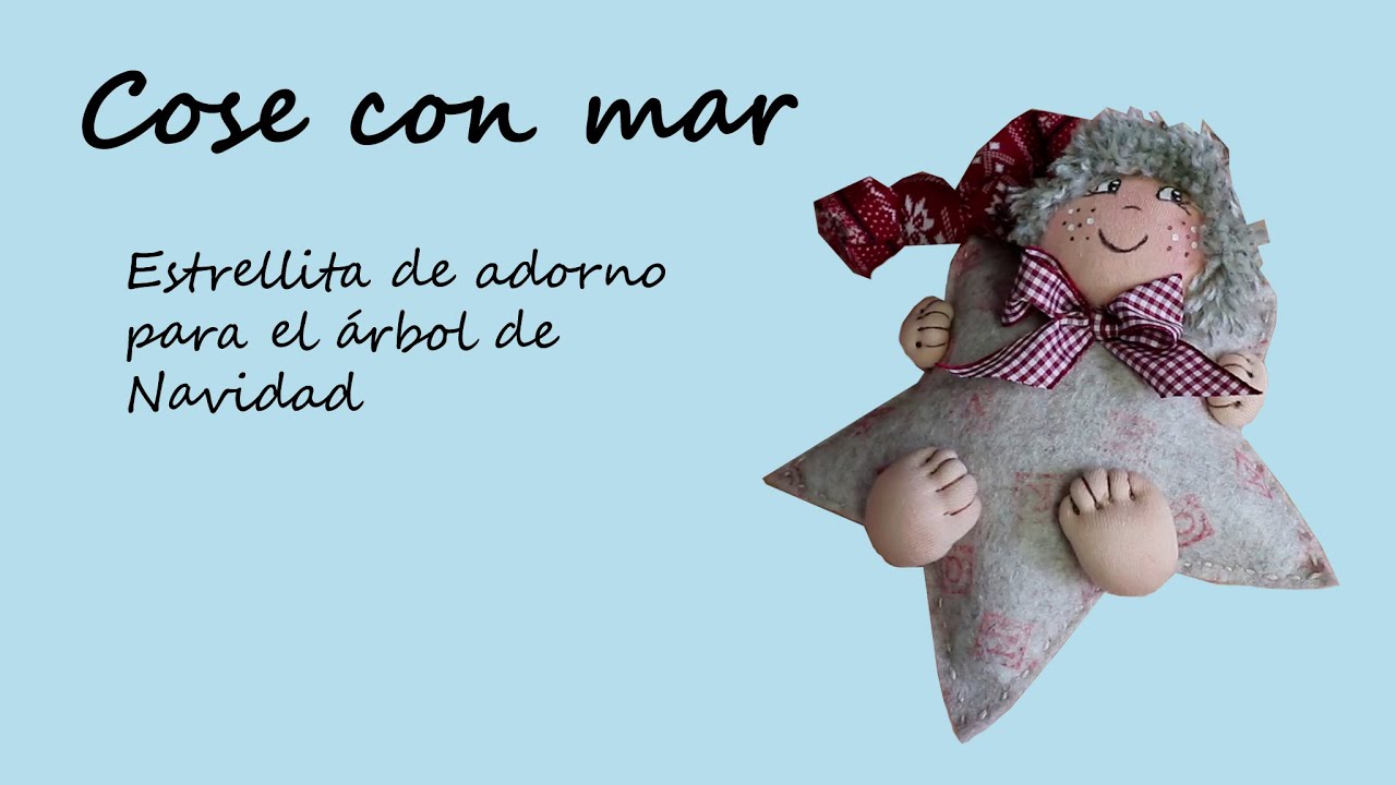Cómo hacer una estrellita de Navidad para el árbol