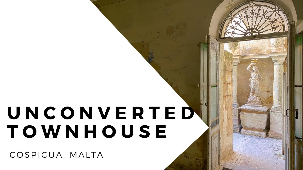 Curbsy Property Tour Malta | Maltese Townhouse Conversion for Sale
