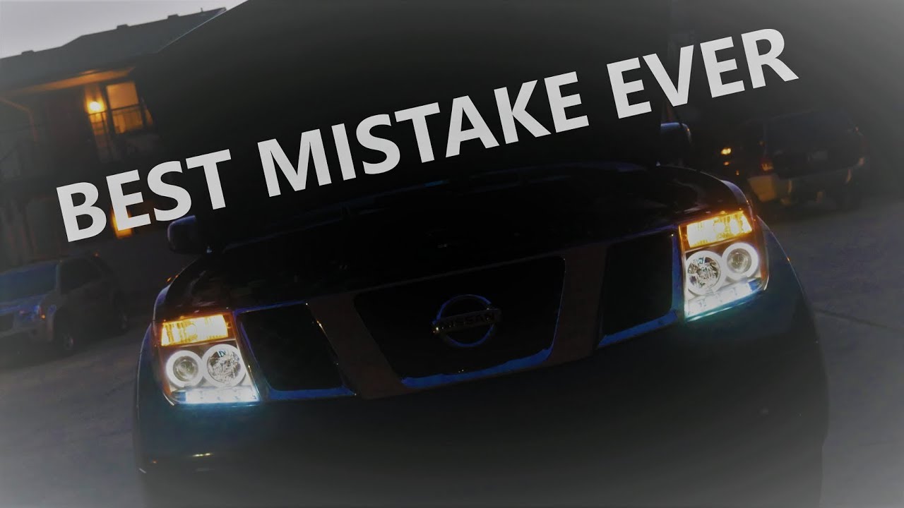 Swapping factory headlights with Black Halo Projector LED by Spyder , Nissan Pathfinder 2005-2007
