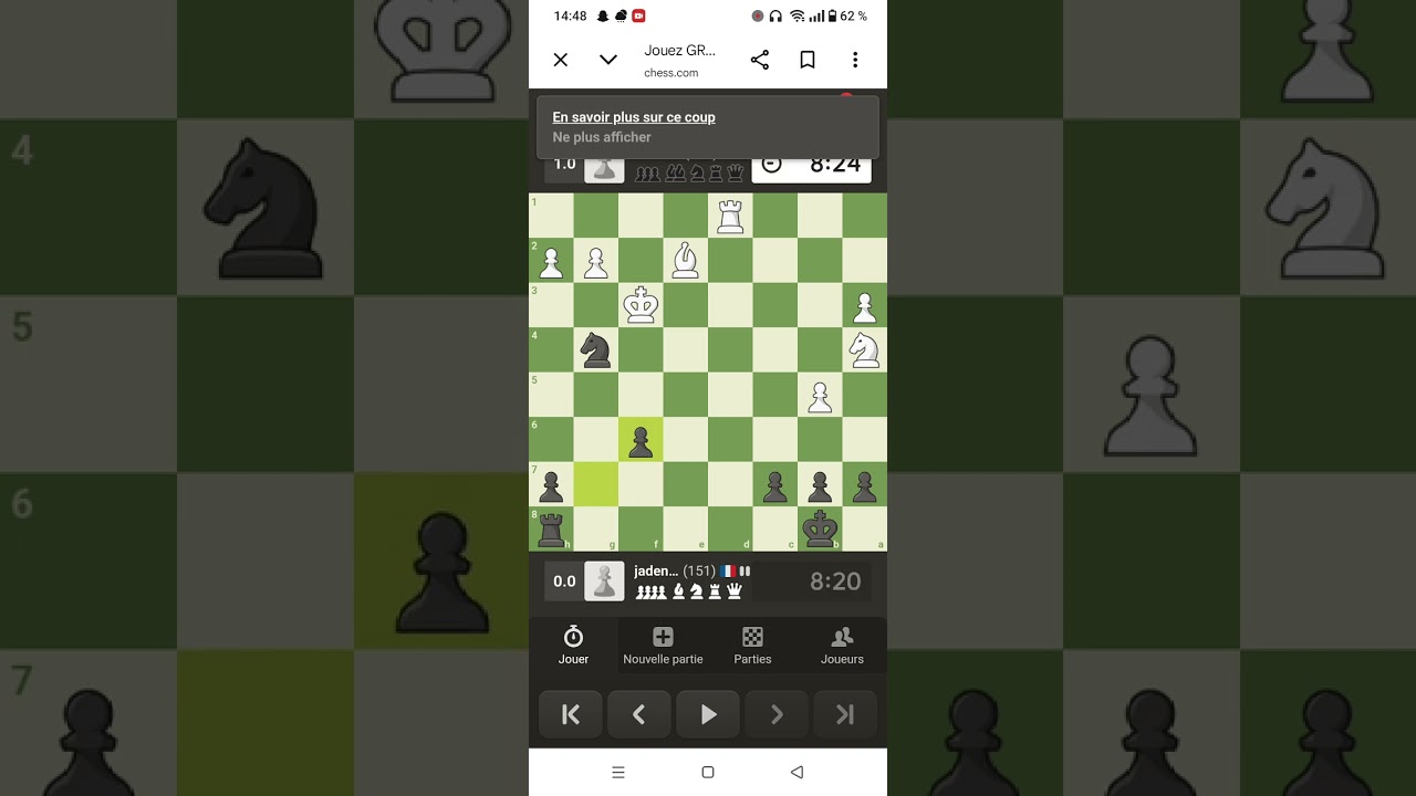 Je joue a chess
